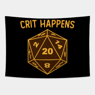 Crit Happens Tapestry