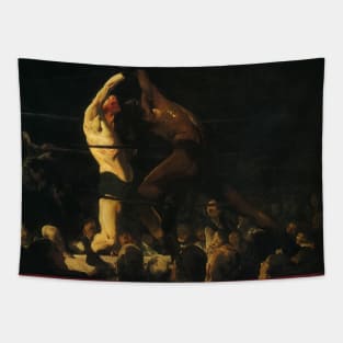 Vintage Sports Boxing, Boxers Fight in the Ring Tapestry