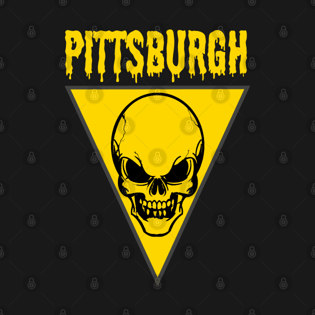 Pittsburgh Skull by DG Foster Products