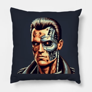 T 800 8Bit Portrait Pillow