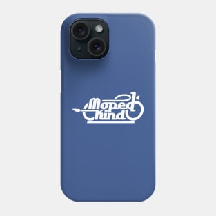 Moped child / moped child (white) Phone Case