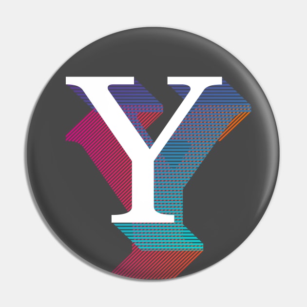 Letter Y Pin by MplusC