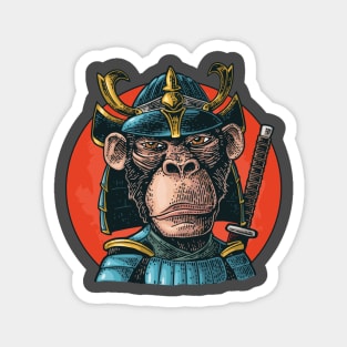 Monkey Samurai - 2 Magnet