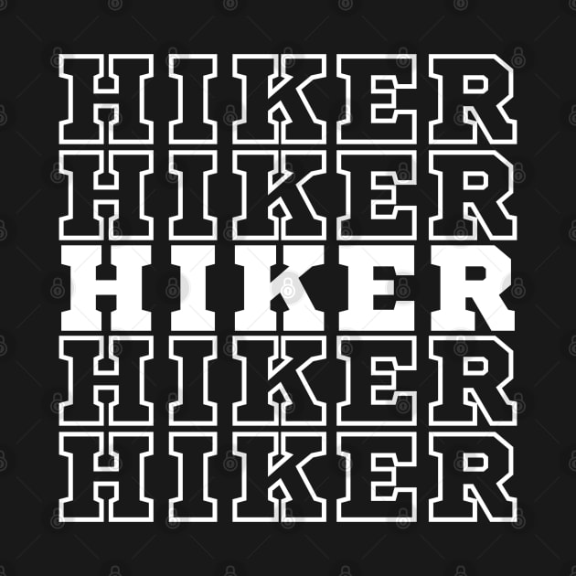 Hiker. by CityTeeDesigns