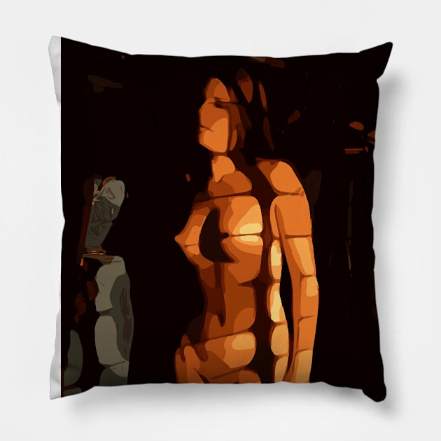 Art model Pillow by WelshDesigns