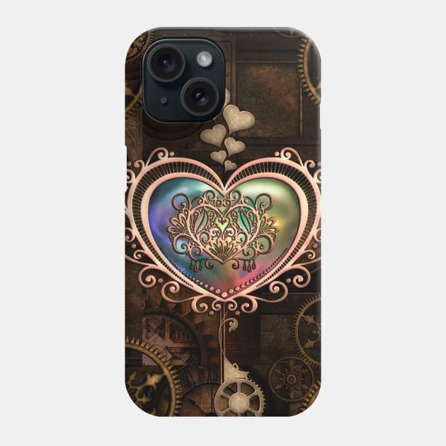 A wonderful heart of steampunk Phone Case by Nicky2342