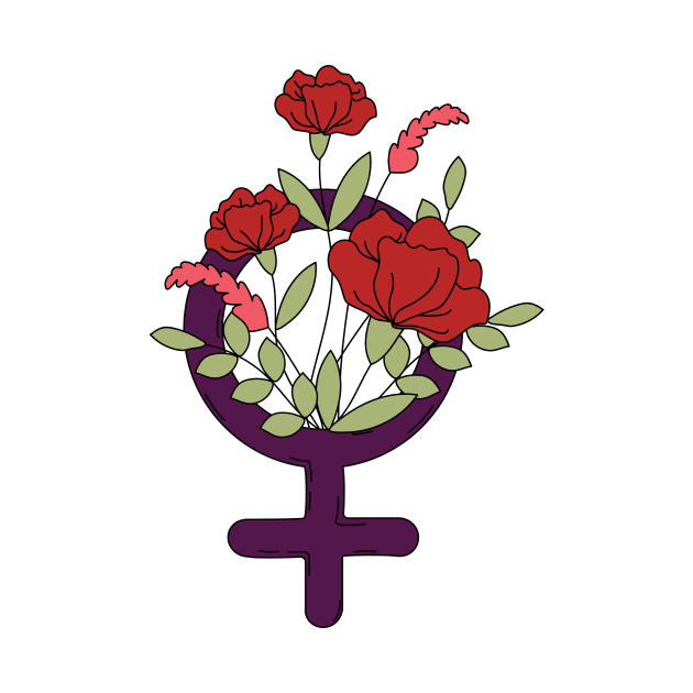 Feminist Flowers by MaiKStore