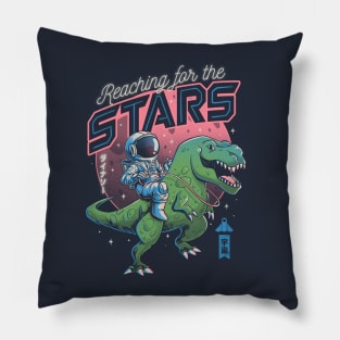 Reaching for the Stars - Cute T-Rex Astrounaut Gift Pillow