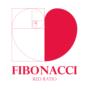 Fibonacci Red Ratio T-Shirt