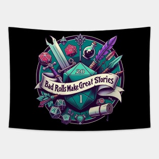 Dungeons and Dragons - Bad Rolls Make Great Stories Tapestry