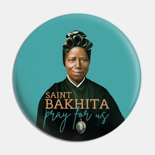 Saint Bakhita Pray For US Black Woman Catholic Saint Pin