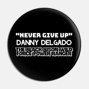 NEVER GIVE UP - DANNY DELGADO Pin