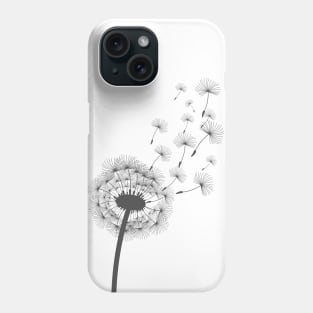 Dandelion (light background) Phone Case