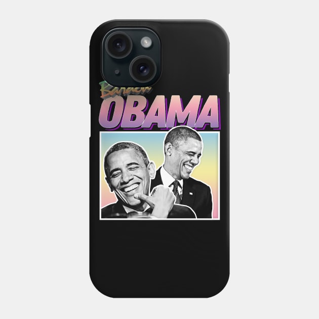 President Barack Obama Graphic Design 90s Style Hipster Statement Tee Phone Case by DankFutura