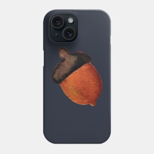 Autumn Nuts in Watercolors Phone Case