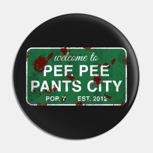 Pee Pee Pants City (Graphic Novel Version) Pin