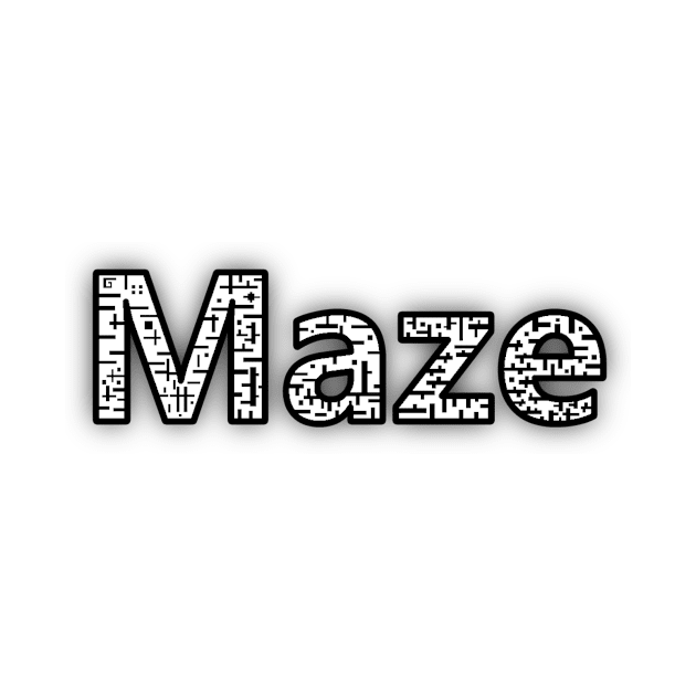 Maze Logo Tee by TreeFallStudios