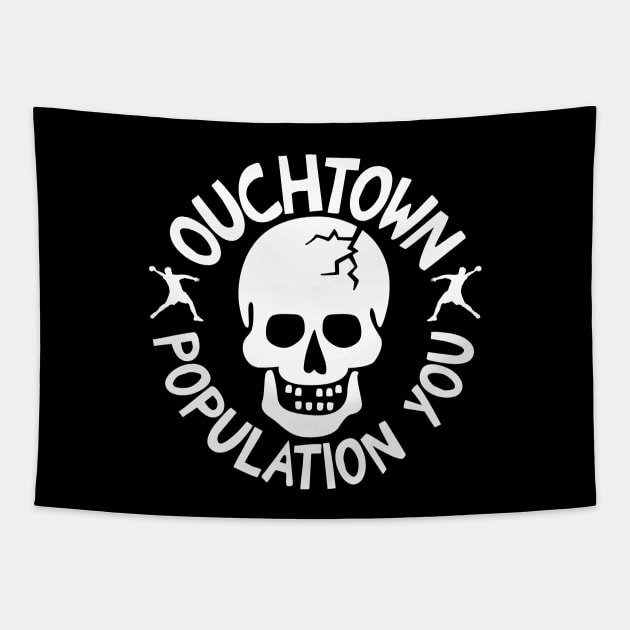 Ouchtown Population You Bro Tapestry by Barn Shirt USA