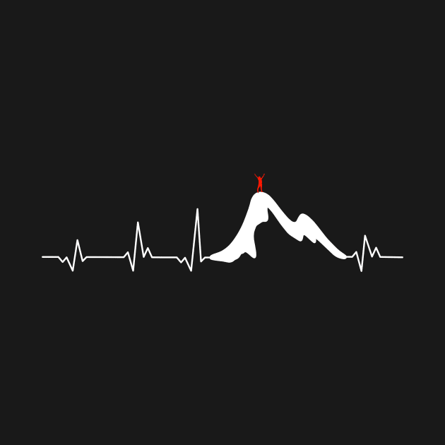 Heartbeat Frequency Heartbeat Mountaineer Gifts by RRDESIGN