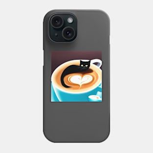 Who Is Swimming Around In My Coffee? Phone Case