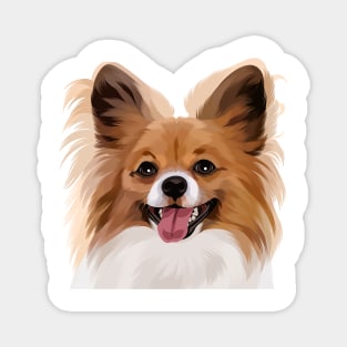 Papillon Illustration Magnet