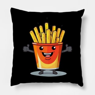 kawaii french fries T-Shirt cute potatofood Pillow