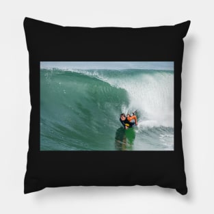 Bodyboarder in action Pillow