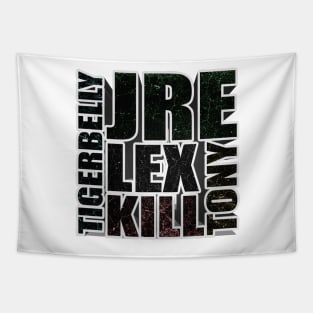 Joe Rogan Experience, Tigerbelly, Lex, Kill Tony Gifts & Merchandise for Sale Tapestry