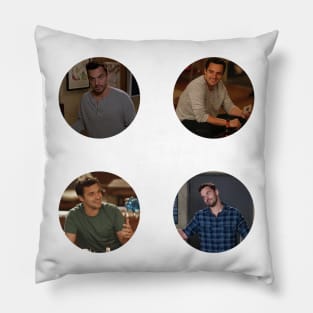 Nick Miller Sticker Pack Pillow