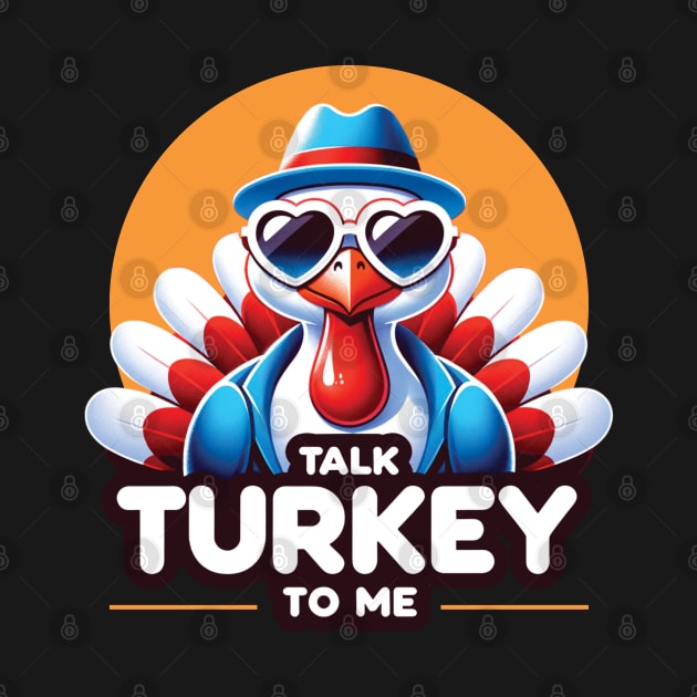 Talk turkey to me - Funny Thanksgiving gift by Kicosh