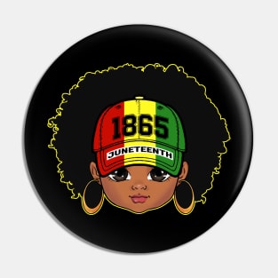 Melanin Kid Celebrate Juneteenth 1865 Is My Independence Day Kid Pin