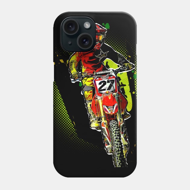 Motocross Phone Case by eufritz