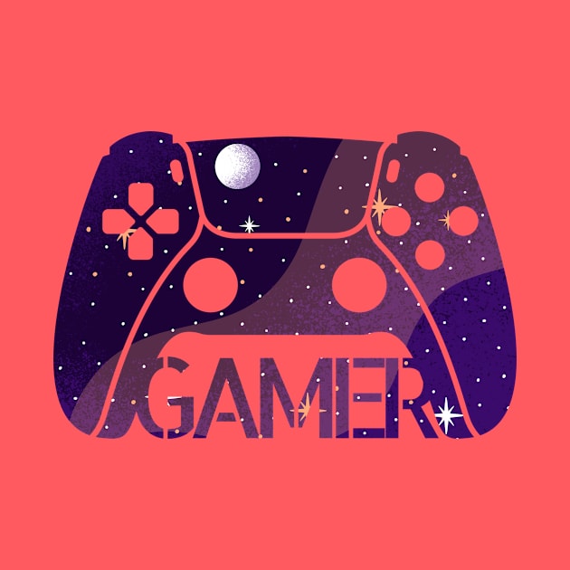 Gamer Controller Silhouette by MrDrajan