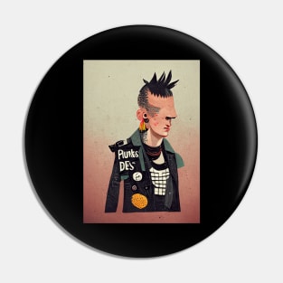 Punk Face Pin