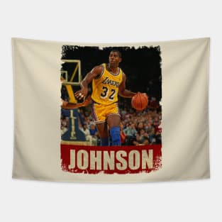 Magic Johnson - NEW RETRO STYLE Tapestry