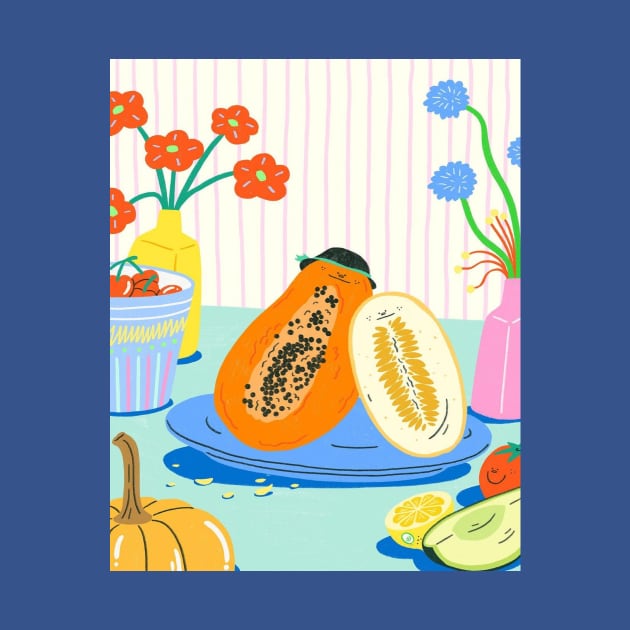 papaya by jessiewsart