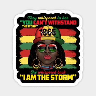 Black African American Ladies Juneteenth Black History Month Magnet