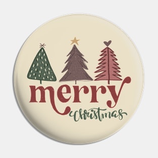 Merry Christmas and Happy New Year Pin