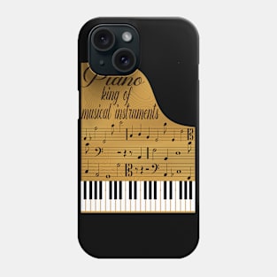 Piano music instrument Phone Case