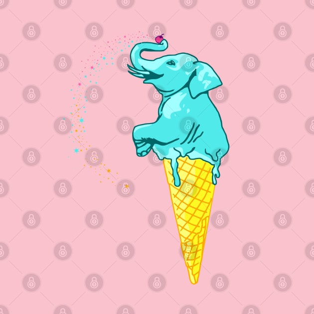 ice cream elephant by FandomizedRose