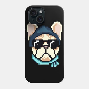 French Bulldog Pixel Art Dog Lover Frenchie Retro Phone Case