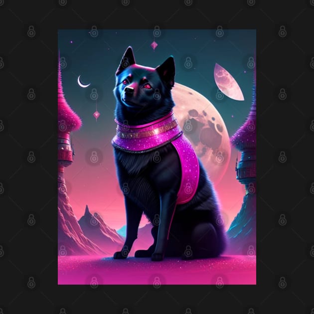 Glowy Schipperke by Enchanted Reverie