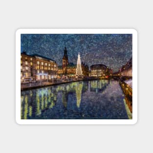 Christmas Hamburg Magnet