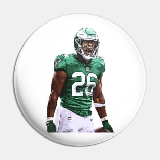 Saquon Eagles Pin