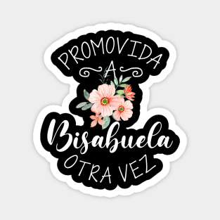 Promovida A Bisabuela Otra Vez Spanish Baby Announcement Magnet