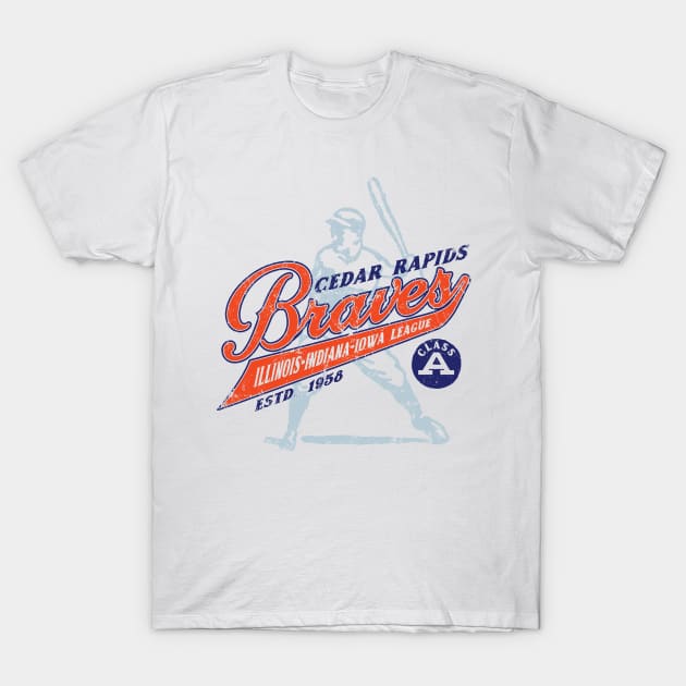 MindsparkCreative Cedar Rapids Braves Long Sleeve T-Shirt