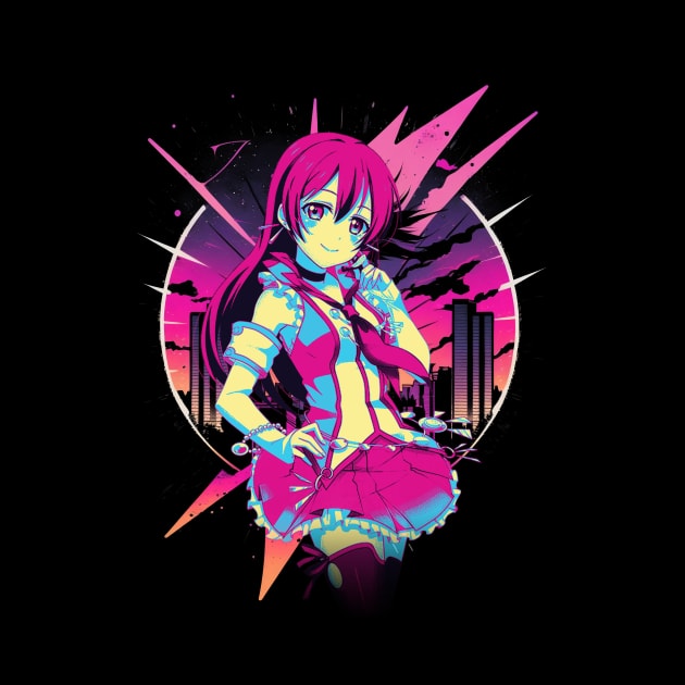 Nico Yazawa's Idol Power Unleashed T-Shirt by Tosik Art1