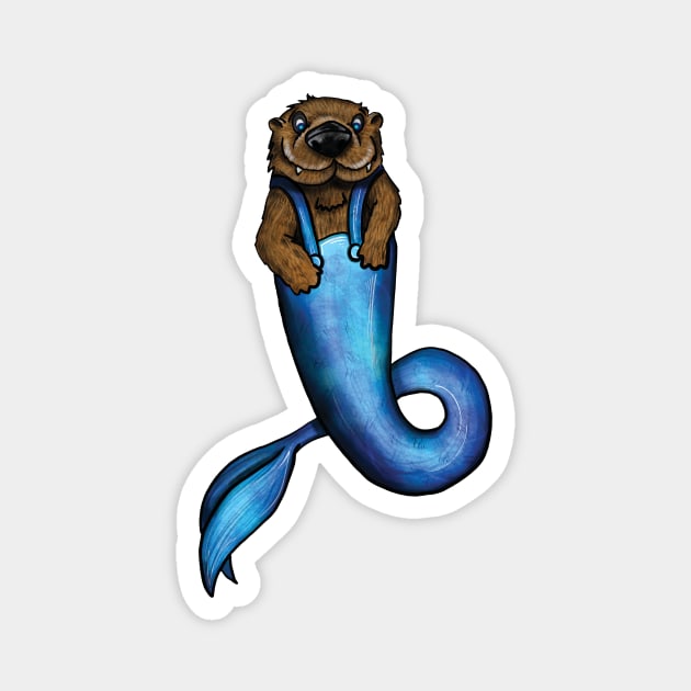 "Quaid" - MerOtter - Mermaid Otter - Marauder Magnet by mpflies2