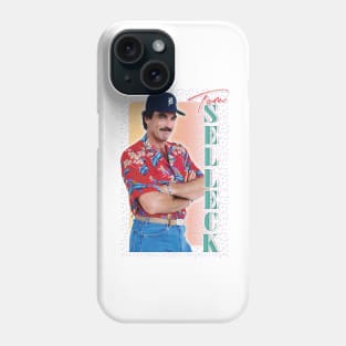 Tom Selleck -- 80s Aesthetic Design Phone Case