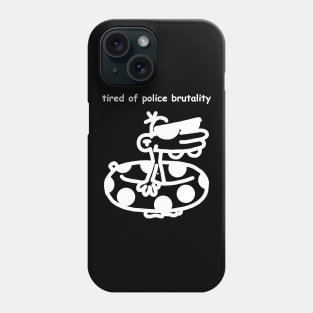 Manny Heffley tired police brutality Phone Case